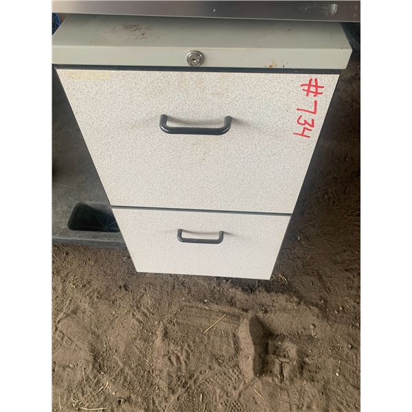 2 drawer filing cabinet