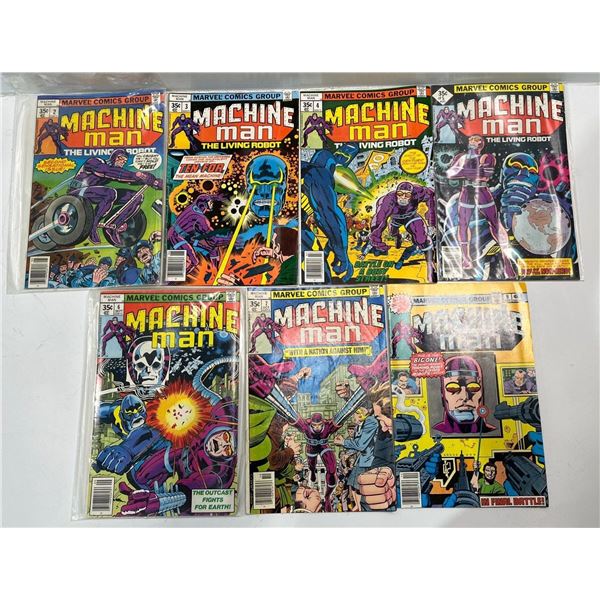 Marvel Comics: Machine Man the Living Robot #2-7,9-19 and 99