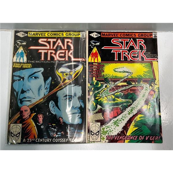 Marvel Comics: Star Trek the Motion Picture #1&2 plus Star Trek #4-18