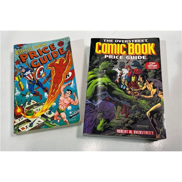 The Overstreet Comic Book Price Guide 10th Edition (1980-1981) and 53rd Edition (2023-2024)
