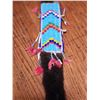 Image 1 : Crow Beaded Scalp Loop (front side)