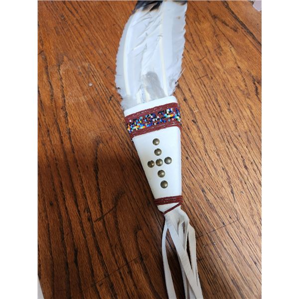 Shoshone Beaded Dance Fan