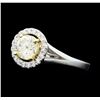 Image 1 : 1.25 ctw Diamond Ring - 14KT White And Yellow Gold