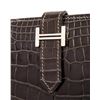 Image 5 : Hermes Black Alligator Leather Bearn Wallet