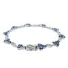 Image 1 : 4.30 ctw Tanzanite and 0.23 ctw Topaz Bracelet