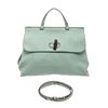 Image 1 : Gucci Green Leather Daily Bamboo 2Way Satchel Bag