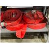 Image 2 : Large group of red commercial grade hoses