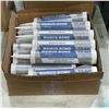 Image 1 : Box of new Manus-Bond 75-AM industrial grade 300ml adhesive tubes & E6100 Pro-Grade adhesive tubes