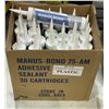 Image 1 : Box of new Manus-Bond 75-AM industrial grade 300ml adhesive tubes - approx. 30 tubes