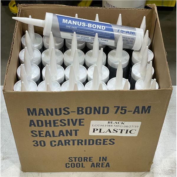 thumbnail image 2 of Manus Bond 76-AM Self-Leveling Elastomeric Adhesive/Sealant - Black - 2 Pack 2 of 4