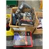 Image 2 : Group of misc tools including - Kett power shear, powers fasteners, saw blade, etc...
