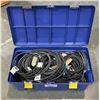 Image 1 : Group of Rubber maid storage bin w/Hi-power V-belts