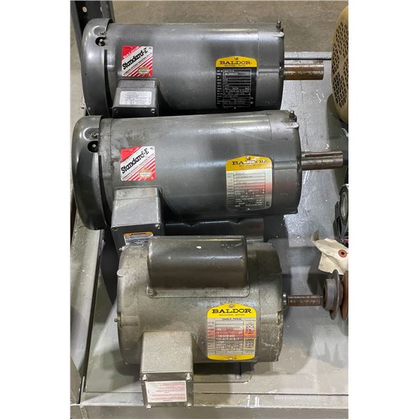 Group of 3 Baldor industrial motors