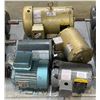 Image 1 : Group of misc motors including - Baldor industrial motor, 2 Super-E industrial motors, GE industria