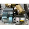 Image 2 : Group of misc motors including - Baldor industrial motor, 2 Super-E industrial motors, GE industria