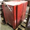 Image 1 : Industrial metal storage cabinet (approx. 27 1/2in W 32in H 19in D)