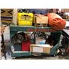 Image 1 : Industrial rolling work table w/contents including - 7003 respirator refresher pads, adult Mustang i