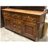 Image 2 : 18th century 2pc oak dresser - estimate value $5,000-$6000 - approx. 64in wide x 20 1/2in depth x 78