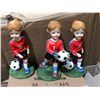 Image 1 : Large box of girl soccer figurines