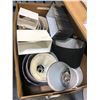 Image 1 : Large box of various lamp shades