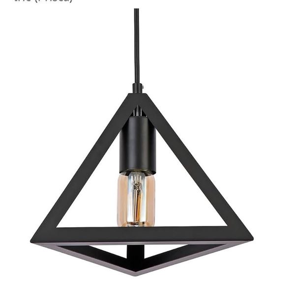 Group of 3 Berelli black hanging light (26 x 24 x 23 cm)