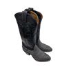 Image 1 : Ribbon Memorial Society Donation New in box Alberta boots black buff bull hide 158TB size approx. 7