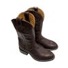 Image 1 : New in box Alberta boots bullhide/dark brown model 3034TN size 6