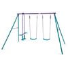 Image 1 : Plum Jupiter swing set - 2 swings 1 glider