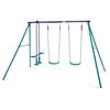 Image 1 : Plum Jupiter swing set - 2 swings 1 glider