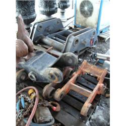 Lot of 4 pieces: loader, excavator quick couplers (85)