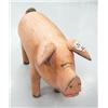Image 1 : Wooden pig 14 3/4" tall 25" long(4)