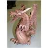 Image 3 : Intricately carved wood dragon 12" tall(4)