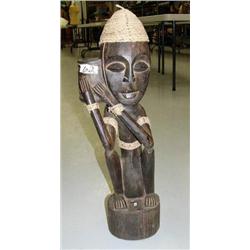 Squatting African figure 26 3/4" tall(4)
