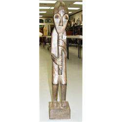 Wooden figure playing flute 40 3/4"(4)