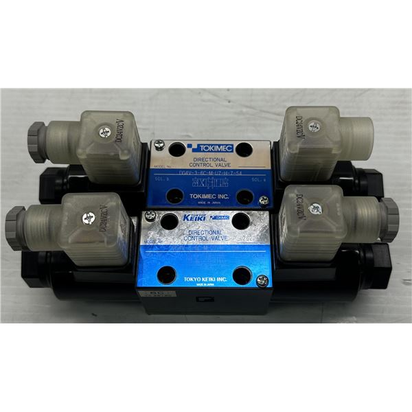 (2) Tokimec #DG4V-3-6C-M-U7-H-7-54 Directional Control Valves
