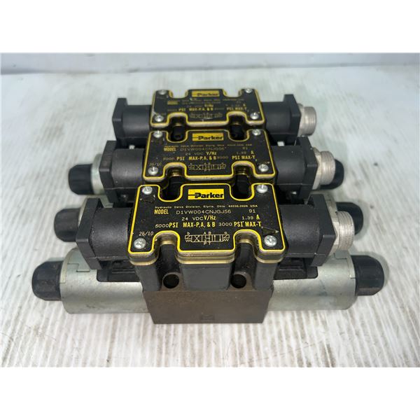 (3) Parker #D1VW004CNJG56 91 Hydraulic Valves
