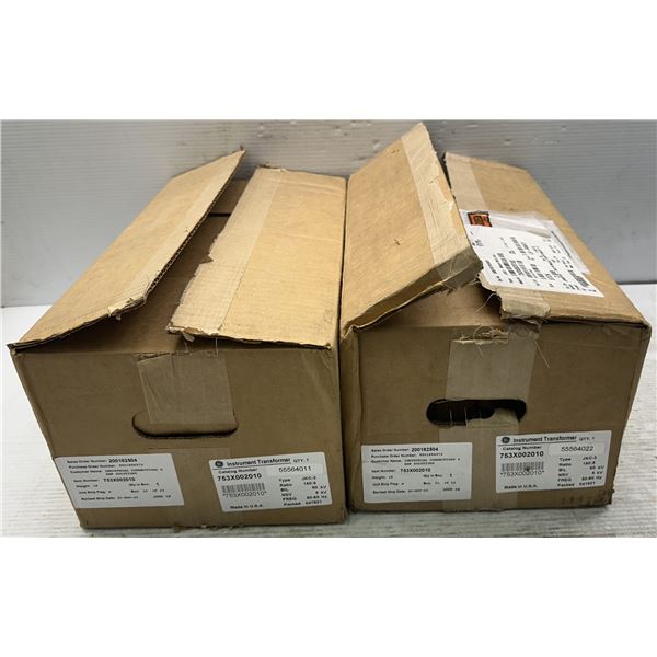 (2) General Electric #753X002010 Current Transformers