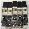 Image 1 : Lot of (5) Square D #FY14020A Circuit Breakers