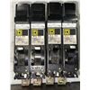 Image 1 : Lot of (4) Square D #FY14020B Circuit Breakers