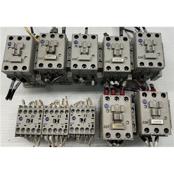 Lot of Misc. Allen Bradley Contactors as Pictured