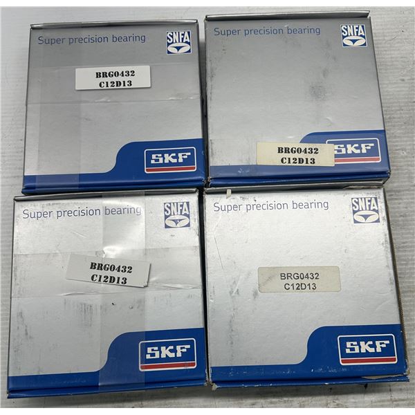 Lot of (4) Misc. SKF #71830 ACDGA/P4 Bearings