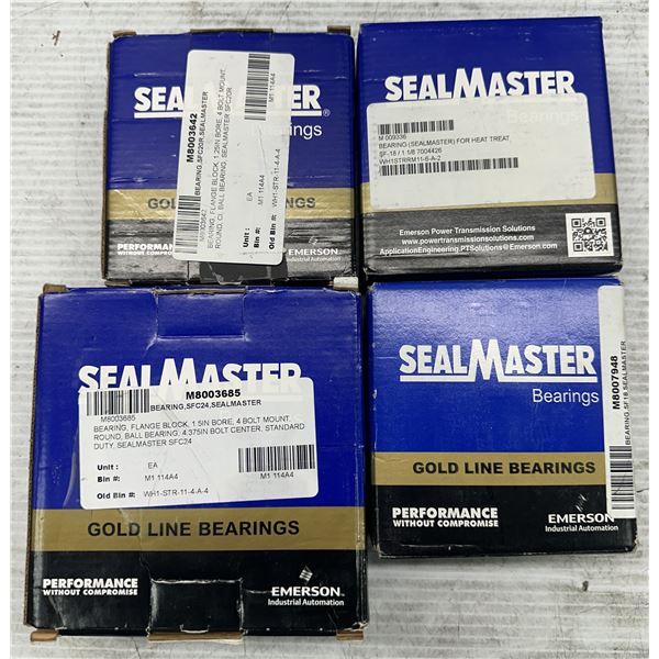 Lot of (4) Misc. Seal Master Bearings