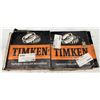 Image 1 : (2) Timken #L540010 20024 Bearings