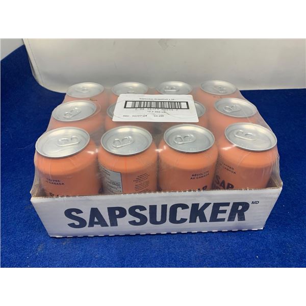 SapSucker Grapefruit Organic Sparkling Tree Water (12 x 355ml)