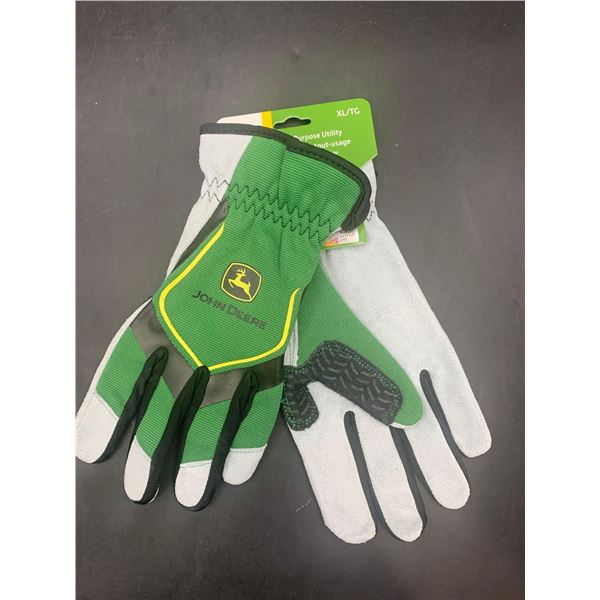 JOHN DEERE SPLIT COWHIDE GLOVES XL | Collingwood Cross Country JOHN DEERE SPLIT COWHIDE GLOVES XL | Collingwood Cross Country