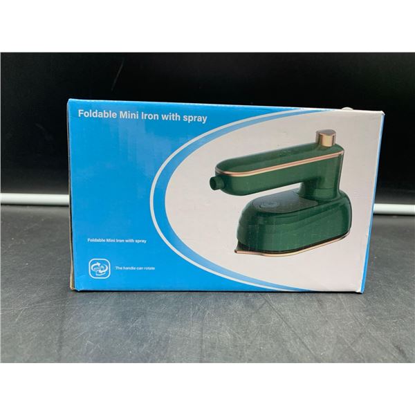 Foldable Mini Iron with Spray