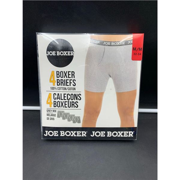 Joe Boxer 4pk Boxer Briefs (M)