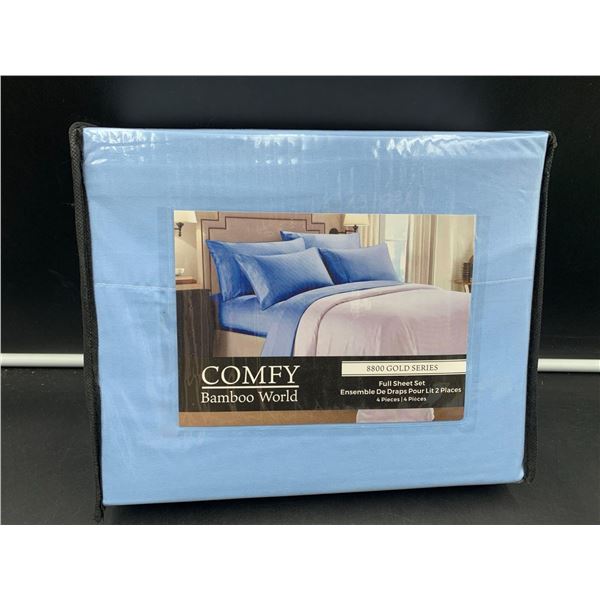 Comfy Bamboo World 4pc Full Sheet Set