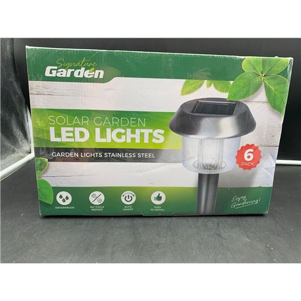 Solar Garden LED Lights 6pk