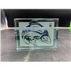 Image 2 : Canadian Indigenous Etched Glass with Box